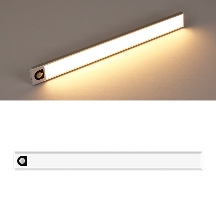 Intelligent Automatic Human Body Induction Wireless LED Lamp 60cm(Silver + Warm Light) - Sensor LED Lights by PMc TechLife | Online Shopping South Africa | PMc TechLife | Buy Now Pay Later Mobicred
