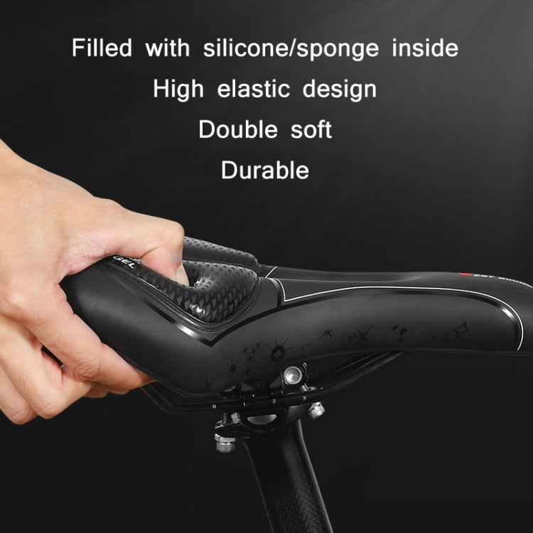 WEST BIKING Bicycle Riding Comfortable Silicone Saddle, Style: Emergency Ribbon - Bicycle Saddle by WEST BIKING | Online Shopping South Africa | PMc TechLife | Buy Now Pay Later Mobicred