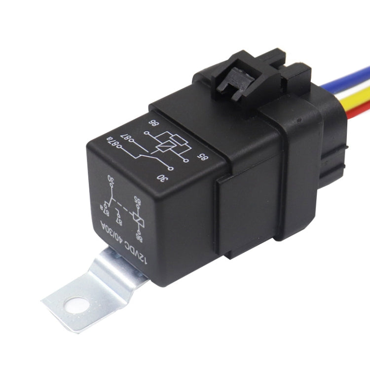 1040 5 Pin Waterproof Integrated Automotive Relay With Bracket, Rated voltage: 24V - Relays by PMC Jewellery | Online Shopping South Africa | PMC Jewellery | Buy Now Pay Later Mobicred