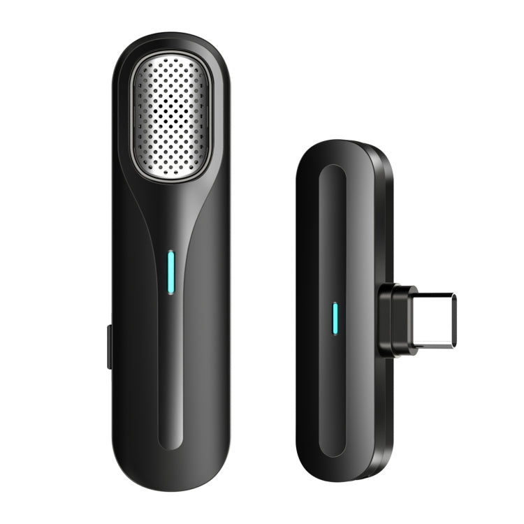 FerTo DX01 Wireless Collar Microphone 2.4G Live Broadcast Equipment, Style: TYPE-C - Microphone by PMC TechLife | Online Shopping South Africa | PMC TechLife | Buy Now Pay Later Mobicred