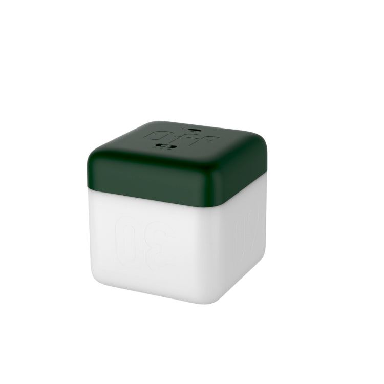 Square Flip Polyhedral Timing Night Light(Green) - Night Lights by PMc TechLife | Online Shopping South Africa | PMc TechLife | Buy Now Pay Later Mobicred