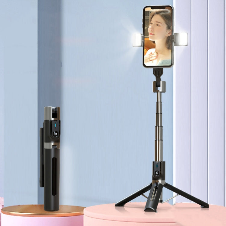 Mobile Phone Tripod Bluetooth Remote Control Live Selfie Stick, Specification: P96D2 Double Light - Selfie Sticks by PMC Jewellery | Online Shopping South Africa | PMC Jewellery | Buy Now Pay Later Mobicred