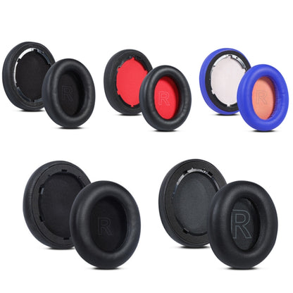 2pcs Protein Leather Sponge Earphone Cover For Anker Soundcore Life Q20 (Black) - Earmuff & Pad by PMC Jewellery | Online Shopping South Africa | PMC Jewellery | Buy Now Pay Later Mobicred