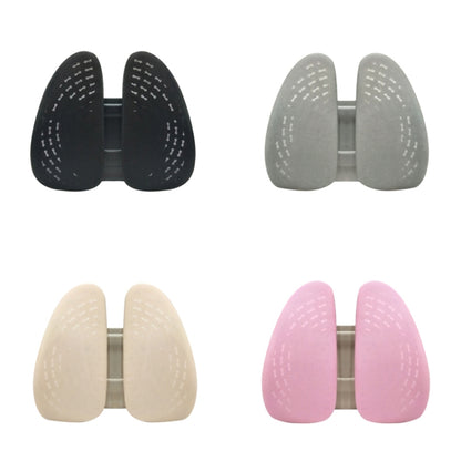 5297 Car Massage Seat Cushion(Beige with Pink) - Seat Accessories by PMC Jewellery | Online Shopping South Africa | PMC Jewellery | Buy Now Pay Later Mobicred