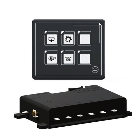 SP5106 RV Yacht Modified 5mm Film Touch 6-Bit Panel Switch - Car Switches by PMC Jewellery | Online Shopping South Africa | PMC Jewellery | Buy Now Pay Later Mobicred