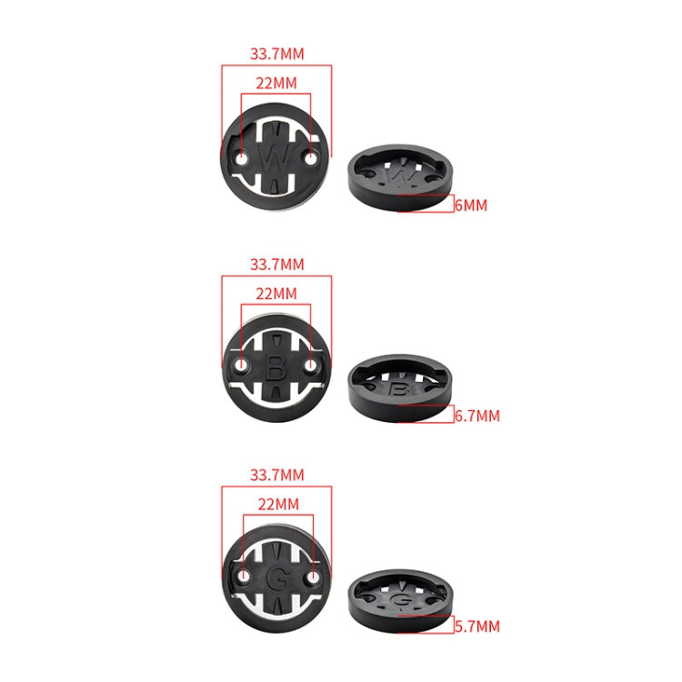 3 PCS Mountain Road Bike Stopwatch Conversion Seat For Bryton - Holders by PMC TechLife | Online Shopping South Africa | PMC TechLife | Buy Now Pay Later Mobicred