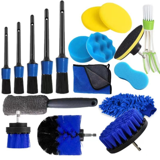 18 PCS / Set Multi-Function Cleaning Electric Drill Brush - Car washing supplies by PMC Jewellery | Online Shopping South Africa | PMC Jewellery | Buy Now Pay Later Mobicred