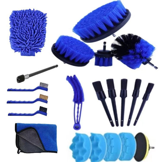 21 PCS / Set  A Outlet Slit Cleaning Brush Drilling Brush - Car washing supplies by PMC Jewellery | Online Shopping South Africa | PMC Jewellery | Buy Now Pay Later Mobicred