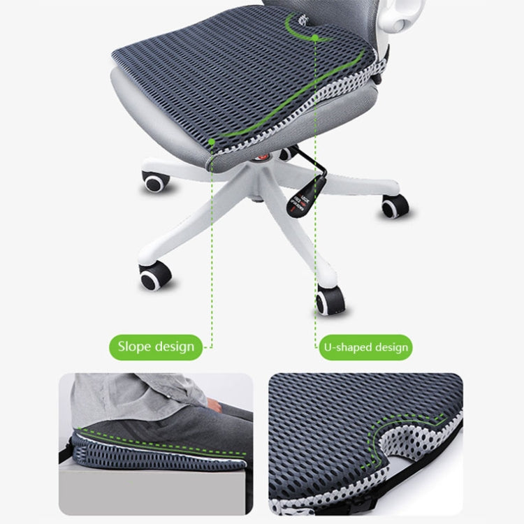 QFC040 U-shaped TThickened Memory Foam Car Seat Cushion(Black) - Seat Accessories by PMC TechLife | Online Shopping South Africa | PMC TechLife | Buy Now Pay Later Mobicred