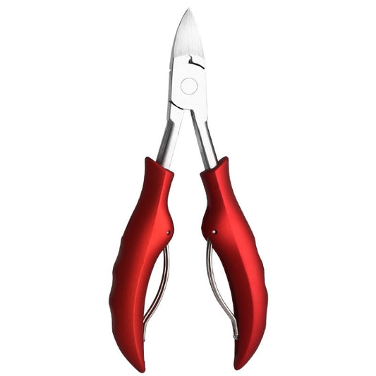 Stainless Steel Nail Clippers Olecranon Dead Skin Pliers Set(Red ABS Handle) - Nail Clipper by PMC Jewellery | Online Shopping South Africa | PMC Jewellery | Buy Now Pay Later Mobicred