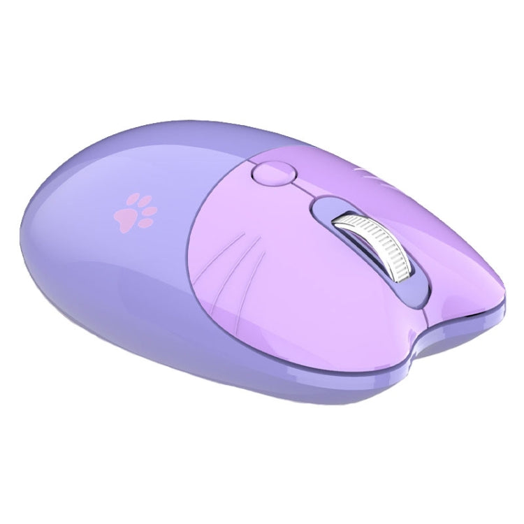 M3 3 Keys Cute Silent Laptop Wireless Mouse, Spec: Bluetooth Wireless Version (Purple) - Wireless Mice by PMC Jewellery | Online Shopping South Africa | PMC Jewellery | Buy Now Pay Later Mobicred