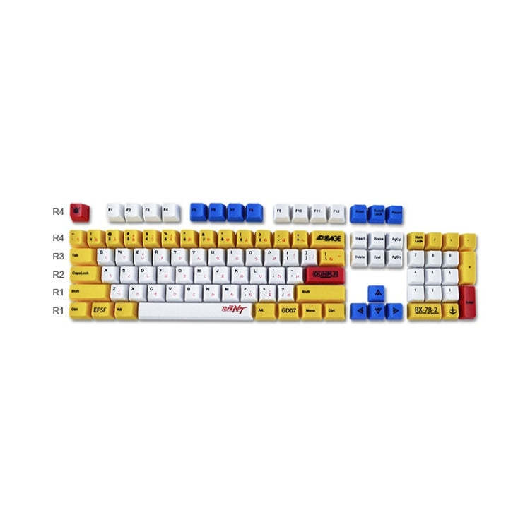 Dye Sublimation Heat Transfer Keycaps For Mechanical Keyboard(Gaoda B) - Silicone / Sticker by PMC Jewellery | Online Shopping South Africa | PMC Jewellery | Buy Now Pay Later Mobicred