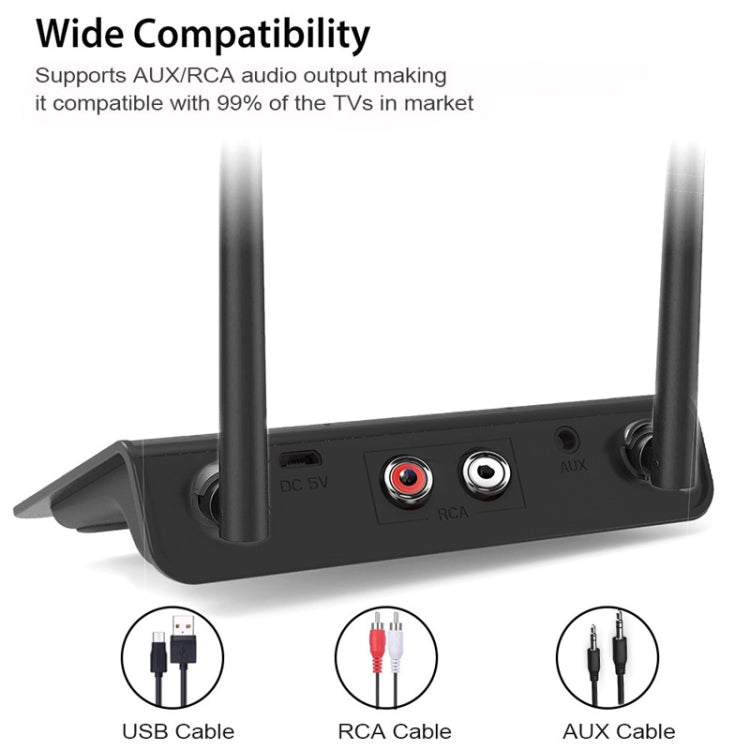 B2 Bluetooth Audio Transmitter Adapter - Bluetooth Dongle by PMC TechLife | Online Shopping South Africa | PMC TechLife