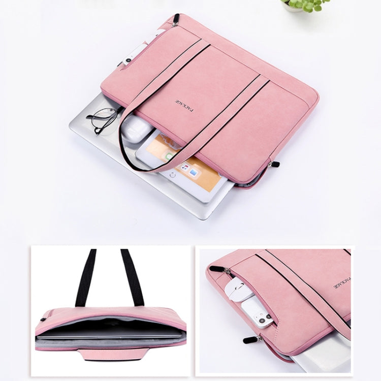 Q5 PU Waterproof and Wear-resistant Laptop Liner Bag, Size: 13 / 13.3 inch(Pink) - 13.3 inch by PMC Jewellery | Online Shopping South Africa | PMC Jewellery | Buy Now Pay Later Mobicred