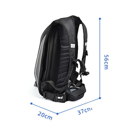 MOTOCENTRIC 11-MC-0077 Motorcycle EVA Turtle Shell Shape Riding Backpack(Blue) - Bags & Luggages by MOTOCENTRIC | Online Shopping South Africa | PMC Jewellery | Buy Now Pay Later Mobicred