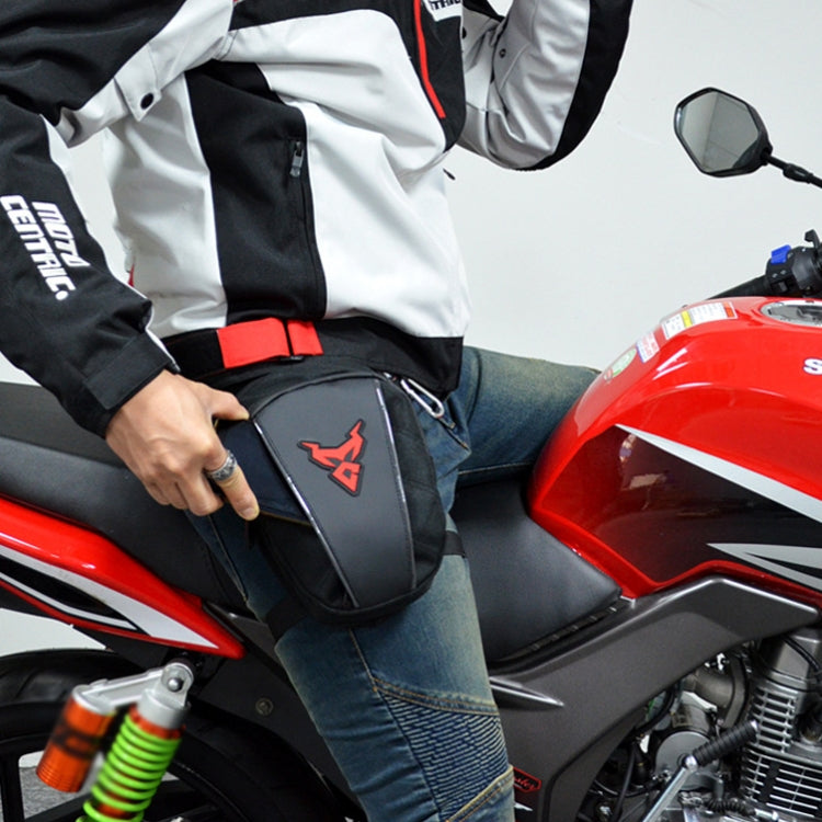 MOTOCENTRIC 11-MC-0105 Motorcycle Riding Leg Bag Waist Bag(Red) - Bags & Luggages by MOTOCENTRIC | Online Shopping South Africa | PMC Jewellery | Buy Now Pay Later Mobicred