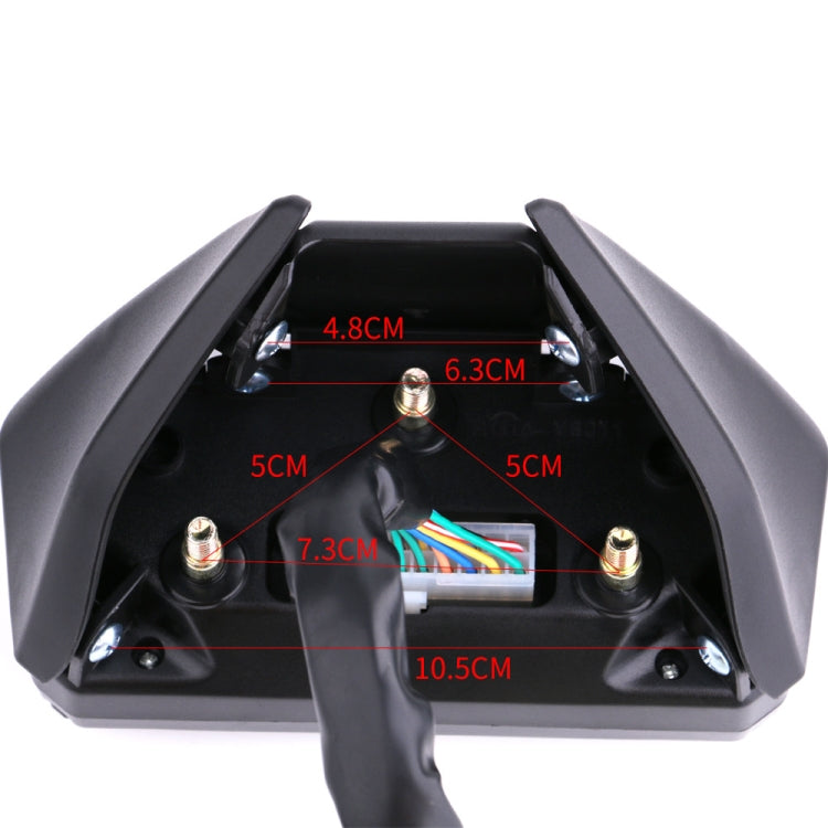 Motorcycle Universal LCD Instrument HD Display Speed Table 6 File Electronic Digital Table - Electrical Instruments by PMC Jewellery | Online Shopping South Africa | PMC Jewellery | Buy Now Pay Later Mobicred