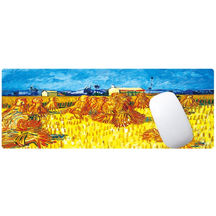 400x900x5mm Locked Am002 Large Oil Painting Desk Rubber Mouse Pad(Iris) - Mouse Pads by PMC Jewellery | Online Shopping South Africa | PMC Jewellery | Buy Now Pay Later Mobicred