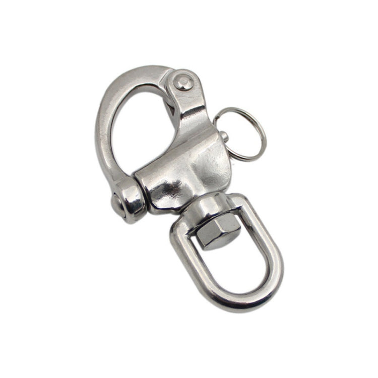 Yachting Sailing Stainless Steel Coil Type Rotary Spring Shackle, Specification: 87mm - Marine Accessories & Parts by PMC Jewellery | Online Shopping South Africa | PMC Jewellery | Buy Now Pay Later Mobicred