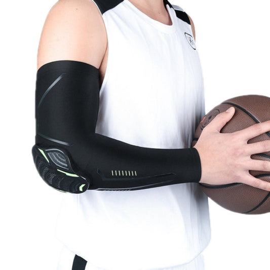 Outdoor Sports Honeycomb Anti-collision Compression Arm Guard, Color: M (Black) - Sports Safety by PMC Jewellery | Online Shopping South Africa | PMC Jewellery | Buy Now Pay Later Mobicred