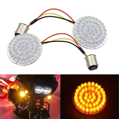 2 PCS Motorcycle LED Signal Steering Lamp For Dyna(Yellow Light 1156 Without Lampshade) - Signal Lights by PMC Jewellery | Online Shopping South Africa | PMC Jewellery | Buy Now Pay Later Mobicred