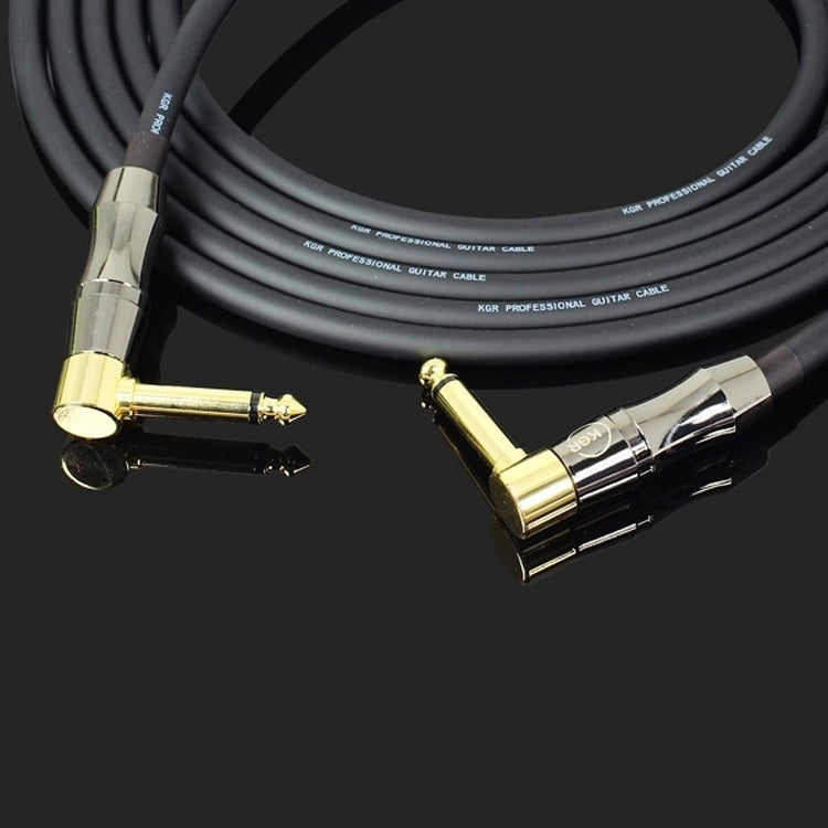 KGR Guitar Cable Keyboard Drum Audio Cable, Specification: 6m(Double Elbow Jack) - free shipping - PMC TechLife - Order now!