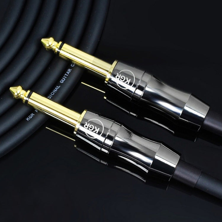 KGR Guitar Cable Keyboard Drum Audio Cable, Specification: 15m(Double Elbow Jack) - Instrument Audio Cables by KGR | Online Shopping South Africa | PMC Jewellery | Buy Now Pay Later Mobicred