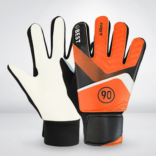 Children Football Goalkeeper Glove Latex Anti-Collision Goalkeeper Gloves, Size: 7(Orange) - Safety Gloves by PMC Jewellery | Online Shopping South Africa | PMC Jewellery | Buy Now Pay Later Mobicred