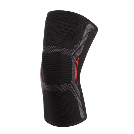 Nylon Sports Protective Gear Four-Way Stretch Knit Knee Pads, Size: XL(Black Red) - Sports Safety by PMC Jewellery | Online Shopping South Africa | PMC Jewellery | Buy Now Pay Later Mobicred