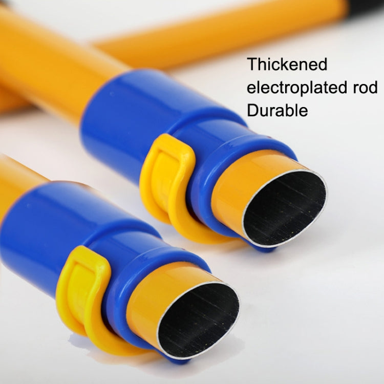 Retractable Curved Rod Soft Fur Car Wash Mop(Yellow Blue) - Car washing supplies by PMC TechLife | Online Shopping South Africa | PMC TechLife | Buy Now Pay Later Mobicred