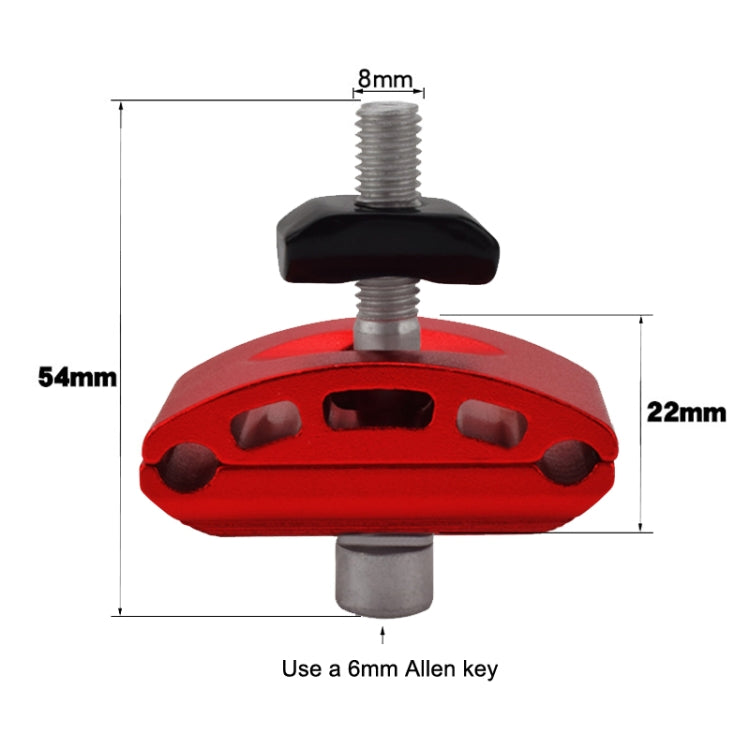 FMFXTR Bicycle Saddle Clamp Code Screw Connector(Double Rail Gold) - Others by FMFXTR | Online Shopping South Africa | PMc TechLife | Buy Now Pay Later Mobicred