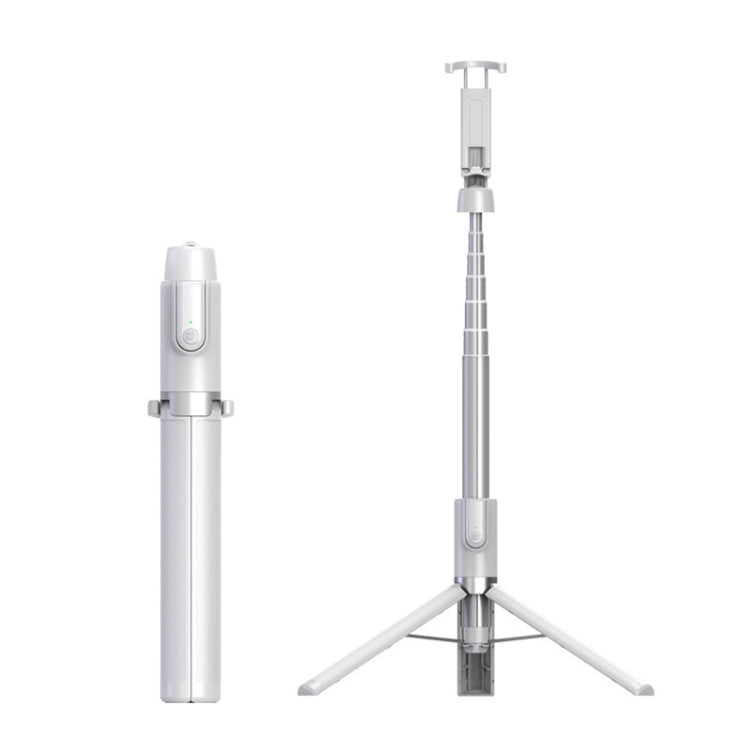 AB403 Live Broadcast Landing Integrated Telescopic Mobile Phone Triangle Bracket(White) - Selfie Sticks by PMC TechLife | Online Shopping South Africa | PMC TechLife | Buy Now Pay Later Mobicred