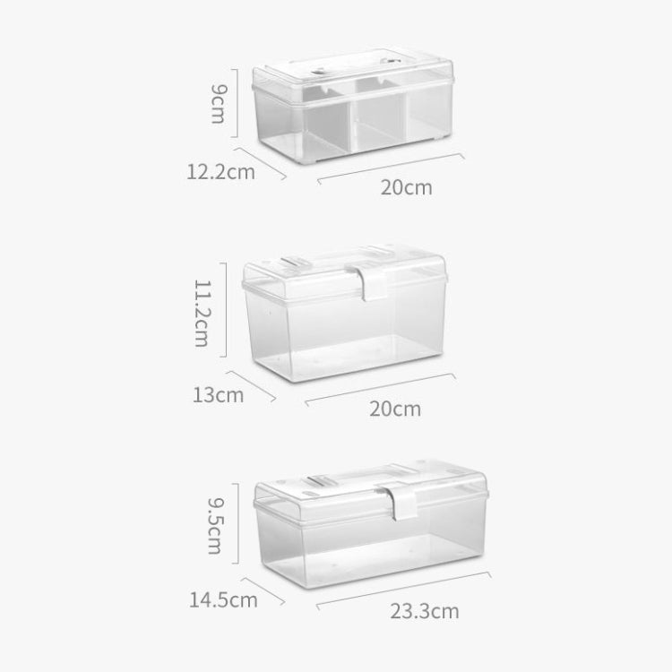 Portable Medicine Box Home Medicine Plastic Storage Box, Style: High Small - free shipping - PMC TechLife - Order now!