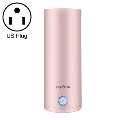 UGASUN Travel Portable Mini Electric Heated Water Cup, Color: US Plug (Pink) - Vacuum Thermoses & Cups by UGASUN | Online Shopping South Africa | PMC Jewellery