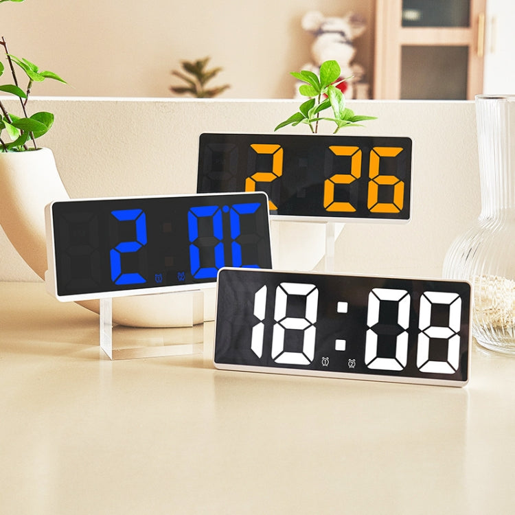 LED Bedside Alarm Clock Battery Plug-In Dual-Purpose Clock(Blue) - Alarm Clocks by PMC TechLife | Online Shopping South Africa | PMC TechLife