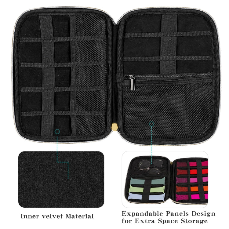 Velvet Watch Strap Watch Accessories Storage Bag, Specification: Blue S - free shipping - PMc TechLife - Order now!