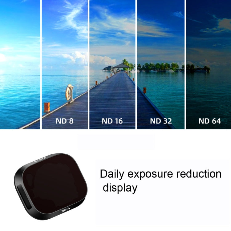 RCSTQ Aluminum Alloy Adjustable Filter Accessories for DJI Mini 3 Pro,Style: ND32 - Mavic Lens Filter by RCSTQ | Online Shopping South Africa | PMC Jewellery | Buy Now Pay Later Mobicred
