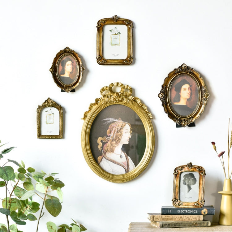 Retro Imitation Wood Home Decor Photo Frames, Spec: Square-6 inches - Photo Albums & Photo Frames by PMC TechLife | Online Shopping South Africa | PMC TechLife