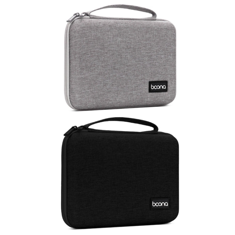 Baona BN-F018 Multifunctional Double Layer EVA Hard Shell U Disk Data Cable Storage Bag(Black) - Hard Drive Bags & Cases by Baona | Online Shopping South Africa | PMC Jewellery | Buy Now Pay Later Mobicred