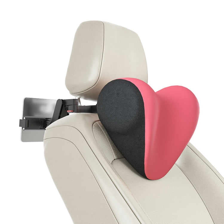 A09 Car Seat Headrest Memory Foam Comfortable Neck Pillow, Style: With Stand  (Pink) - Seat Accessories by PMC Jewellery | Online Shopping South Africa | PMC Jewellery | Buy Now Pay Later Mobicred