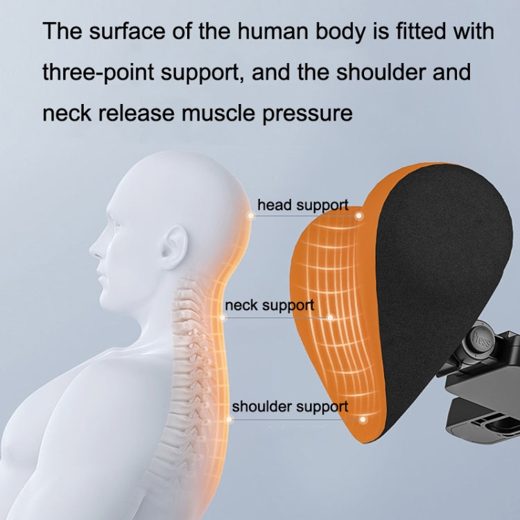 A09 Car Seat Headrest Memory Foam Comfortable Neck Pillow, Style: Without Stand (Coffee) - Seat Accessories by PMC TechLife | Online Shopping South Africa | PMC TechLife | Buy Now Pay Later Mobicred