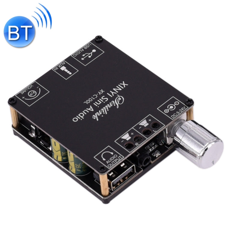 XY-C100L Stereo Stepless Tuning Bluetooth Digital Power Amplifier Board - Breadboard / Amplifier Board by PMC TechLife | Online Shopping South Africa | PMC TechLife