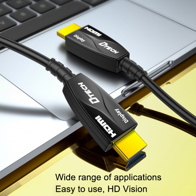 DTECH HDMI 2.0 Version Fiber Optical Line 4K 60Hz Large Screen TV Engineering Wiring, Length: 15m - free shipping - PMC Jewellery - Order now!