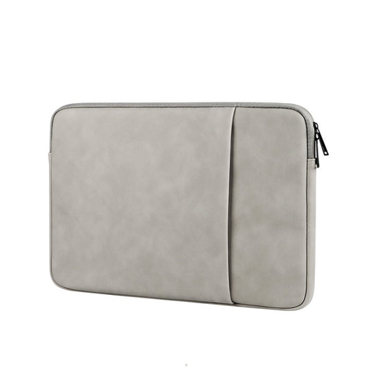 ND01DZ Double Layer Waterproof Laptop Liner Bag, Size: 13.3 inches(Light Gray) - 13.3 inch by PMC Jewellery | Online Shopping South Africa | PMC Jewellery | Buy Now Pay Later Mobicred