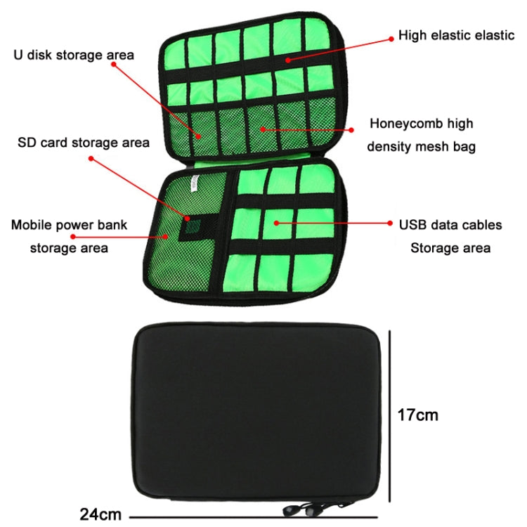 Multifunctional Portable Mobile Phone Digital Accessories U Disk Storage Bag, Color: Grey - Other by PMC TechLife | Online Shopping South Africa | PMC TechLife | Buy Now Pay Later Mobicred