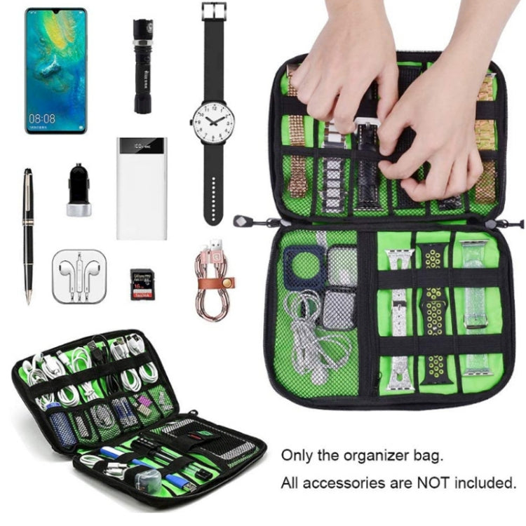 Multifunctional Portable Mobile Phone Digital Accessories U Disk Storage Bag, Color: Rose Red - Other by PMC TechLife | Online Shopping South Africa | PMC TechLife | Buy Now Pay Later Mobicred
