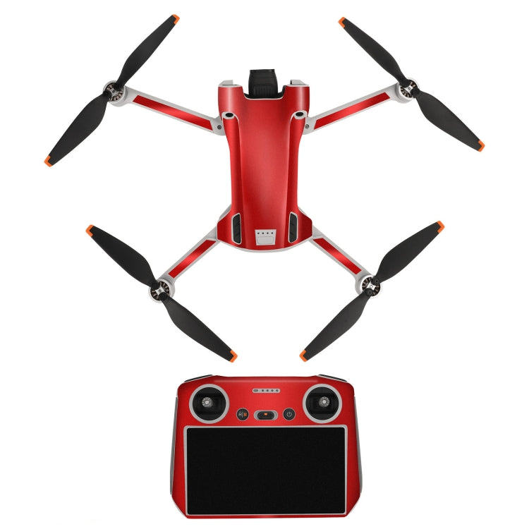 Sunnylife Drone+Remote Control Protective Sticker For DJI Mini 3 Pro RC Version(Aurora Red) - Stickers by Sunnylife | Online Shopping South Africa | PMC Jewellery | Buy Now Pay Later Mobicred