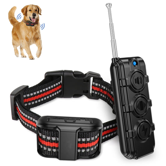 Electronic Dog Trainer Rechargeable Pet Remote Control Bark Stopper, Specification: 1 Drag 1 Red - Training Aids by PMC Jewellery | Online Shopping South Africa | PMC Jewellery | Buy Now Pay Later Mobicred