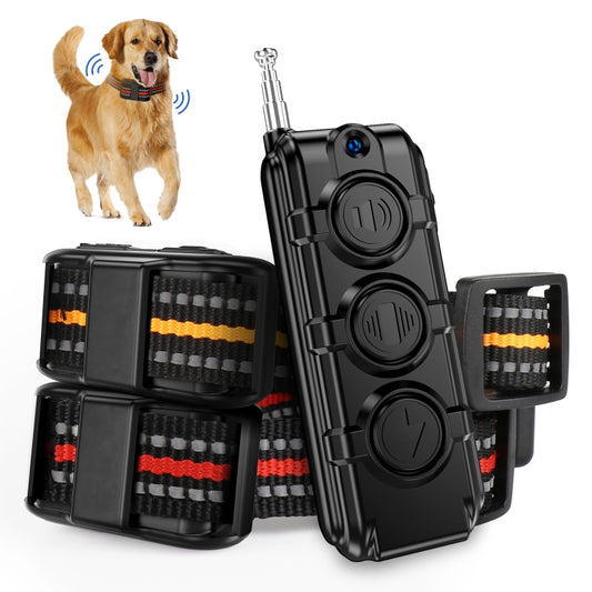 Electronic Dog Trainer Rechargeable Pet Remote Control Bark Stopper, Specification: 1 Drag 2 - Training Aids by PMC Jewellery | Online Shopping South Africa | PMC Jewellery | Buy Now Pay Later Mobicred