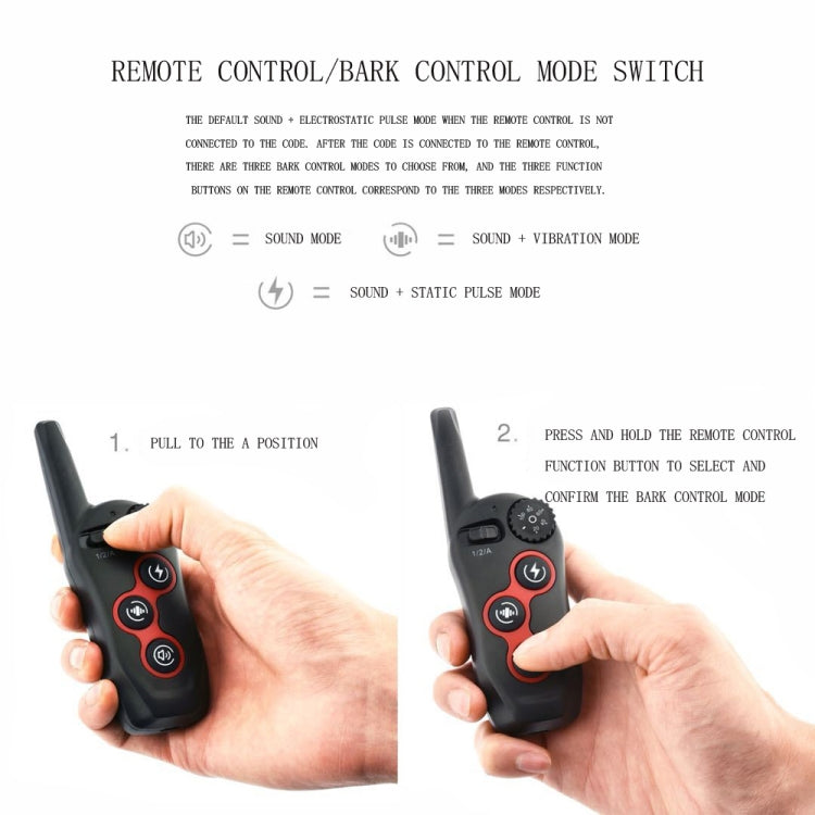 Remote Control Trainer Dog Collar Automatic Barking Stopper, Specification: 1 Drag 1 Orange - free shipping - PMC TechLife - Order now!